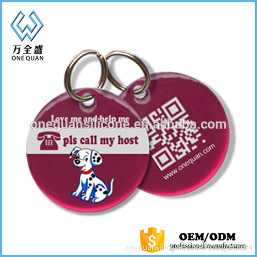 Promotional Cheap Bone Shape Metal Pet Tag Tag Badge